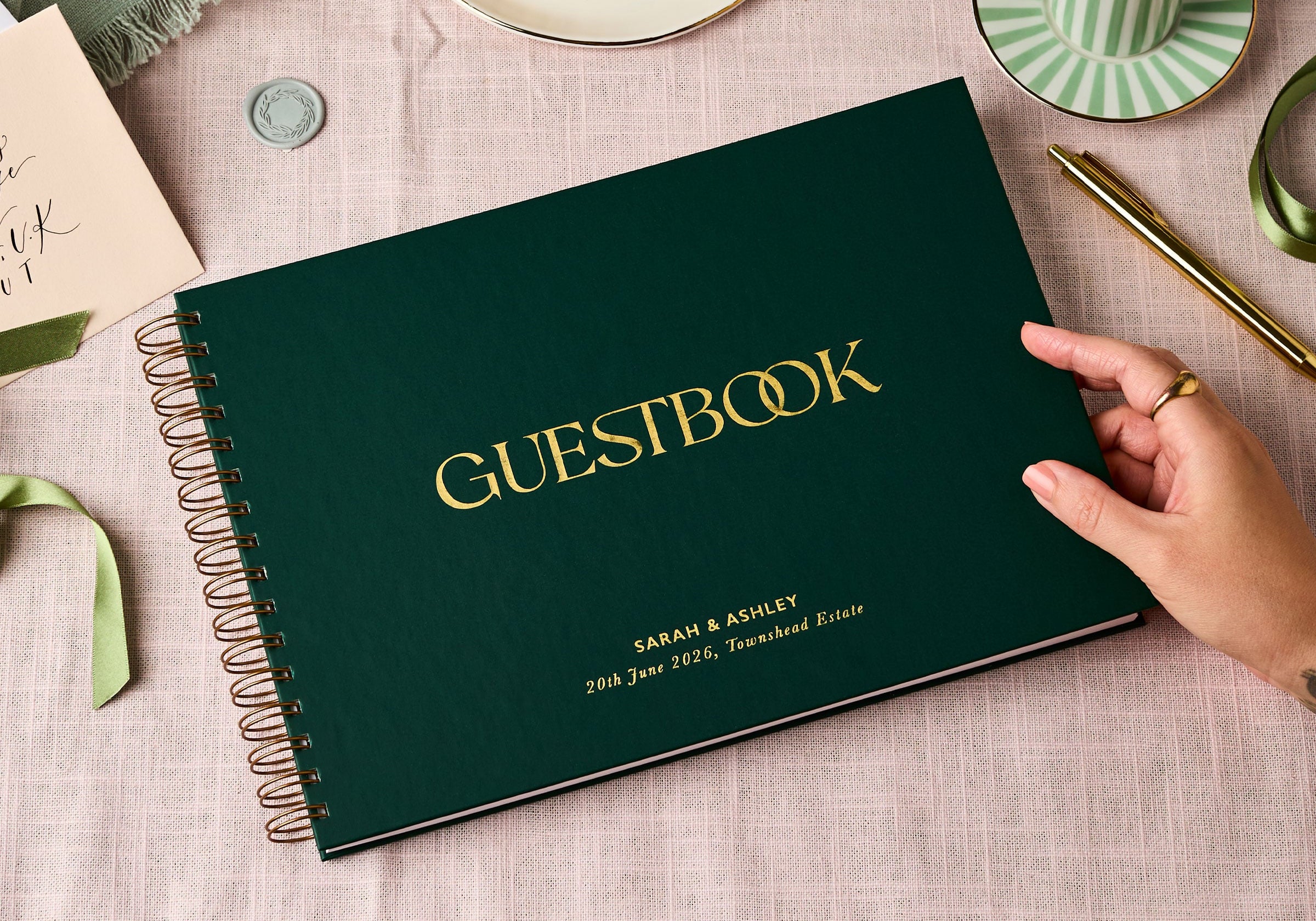 martha brook blog post what to write in a wedding guest book