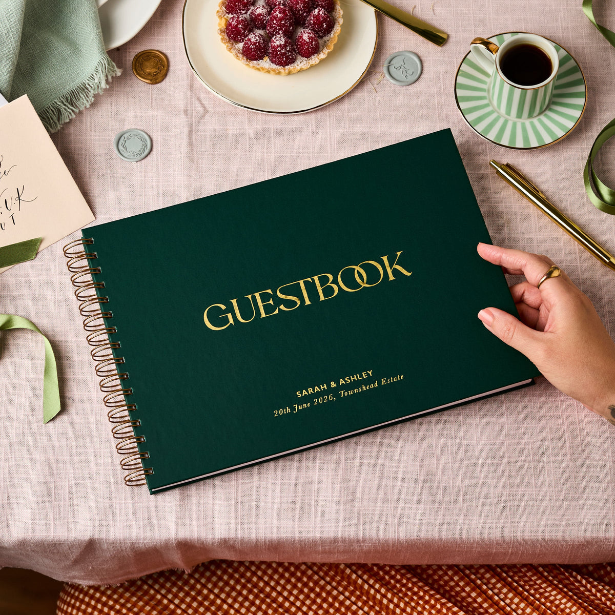 martha brook blog post what to write in a wedding guest book