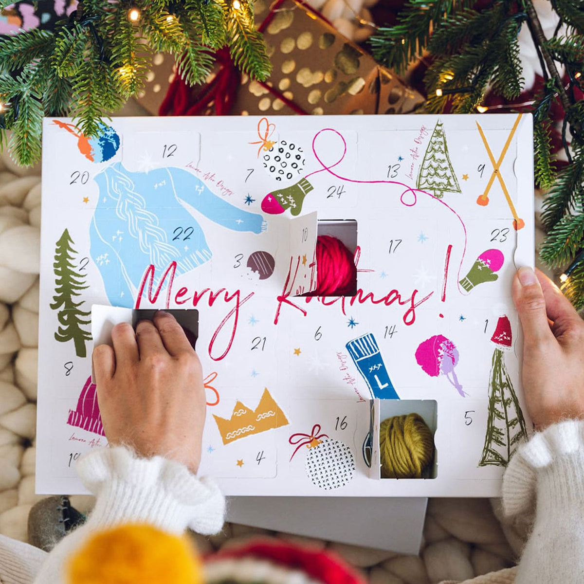 martha brook blog best non-chocolate advent calendars 2022 small business advent calendars lauren aston designs wool knitting crafting