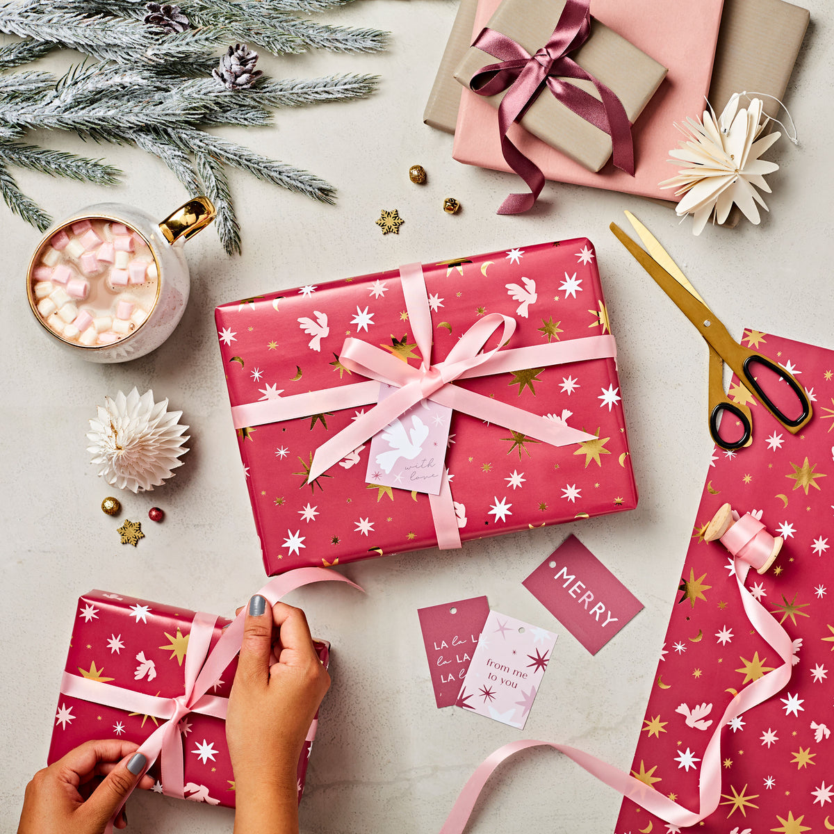 Martha Brook Christmas Gift Wrap Wrapping Paper Sets