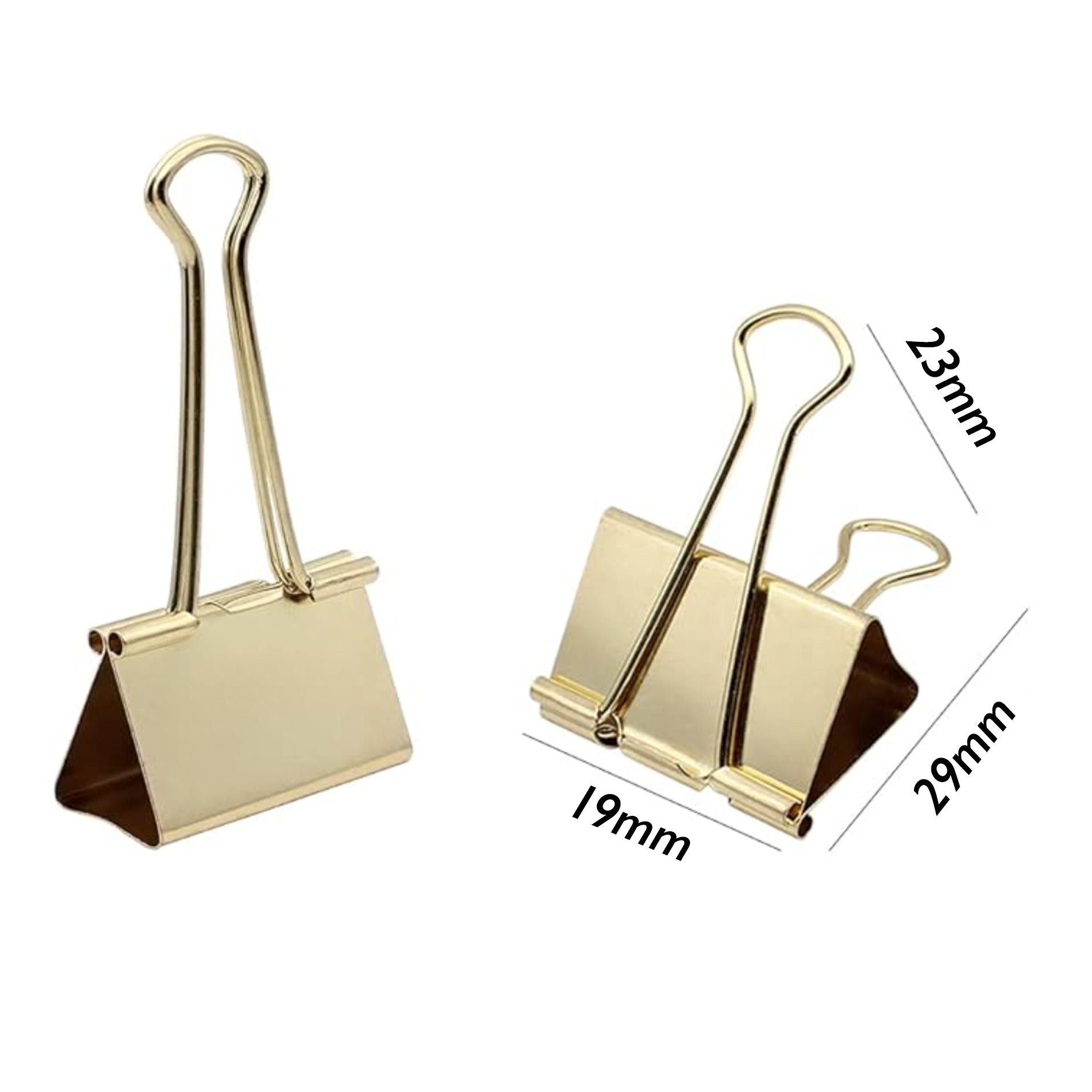 Gold Wire Bulldog Clips