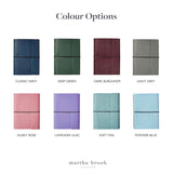 Personalised Leather Effect Embossed Notebook