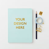 Martha Brook Personalised Stationery corporate notebooks branded leather effect notebook with logo