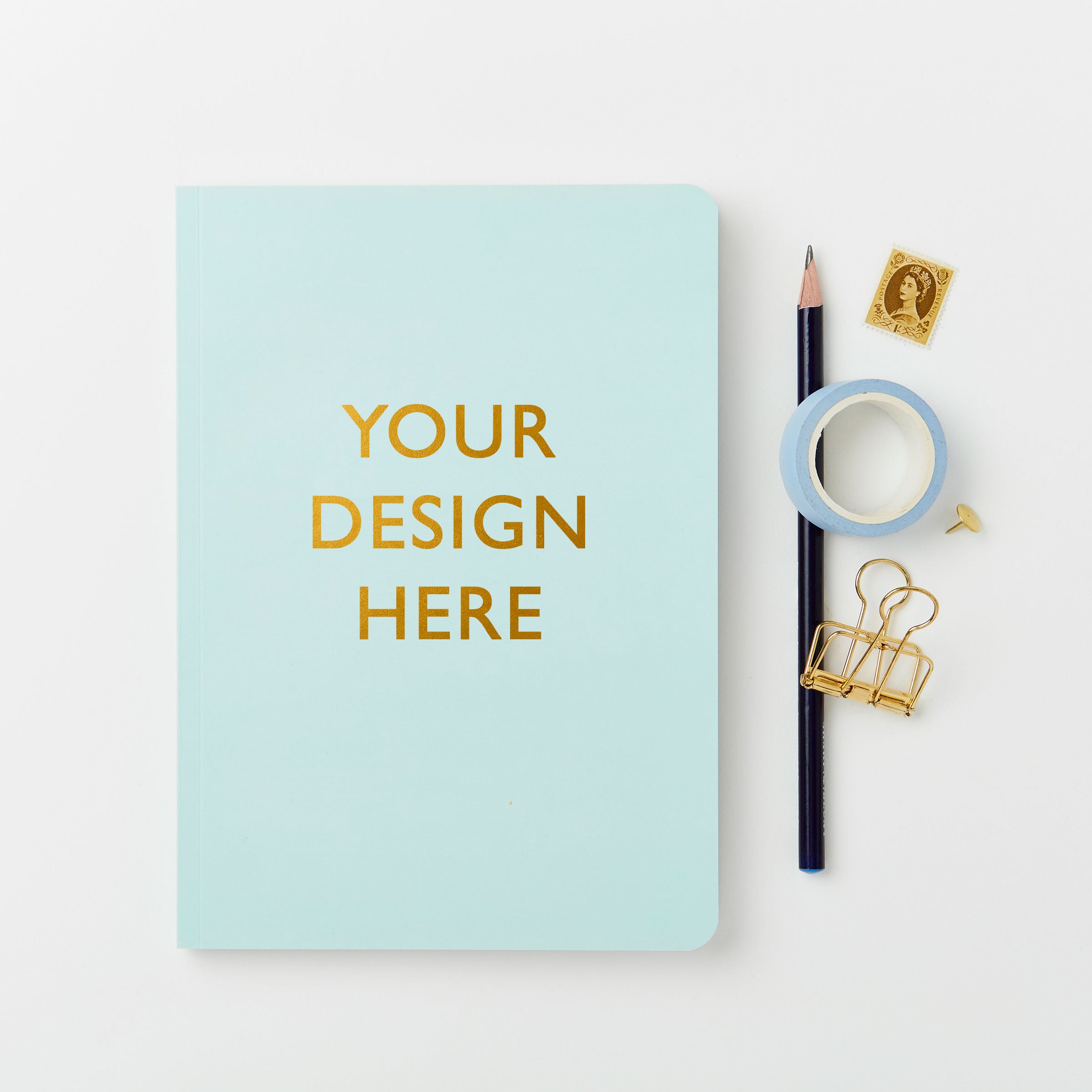 Martha Brook Personalised Stationery corporate notebooks branded leather effect notebook with logo