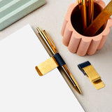 martha brook dark navy pen holder