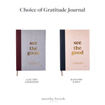 martha brook personalised stationery personalised book gratitude gift set photo of gratitude journal colours on white background