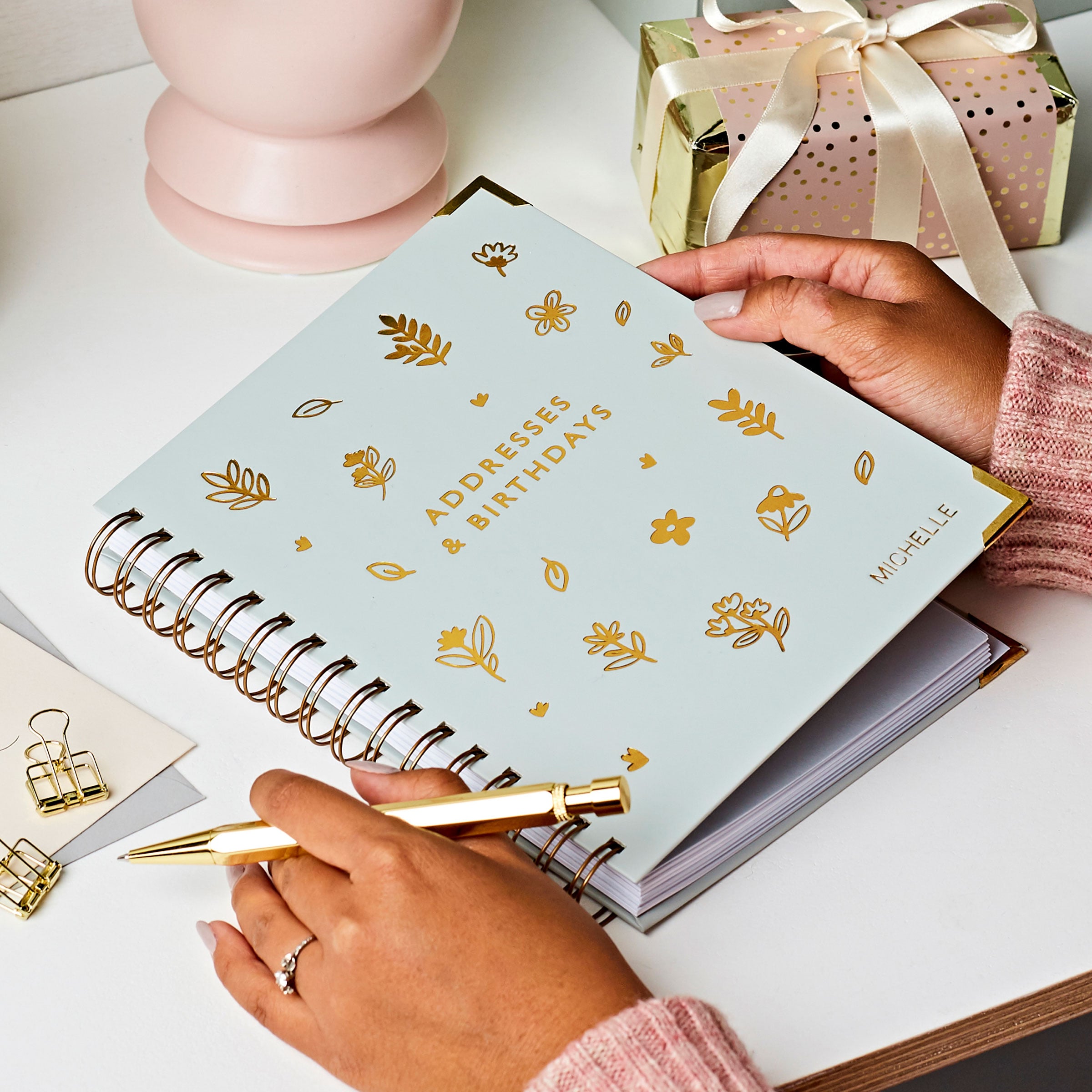 Personalised Address and Birthday Book