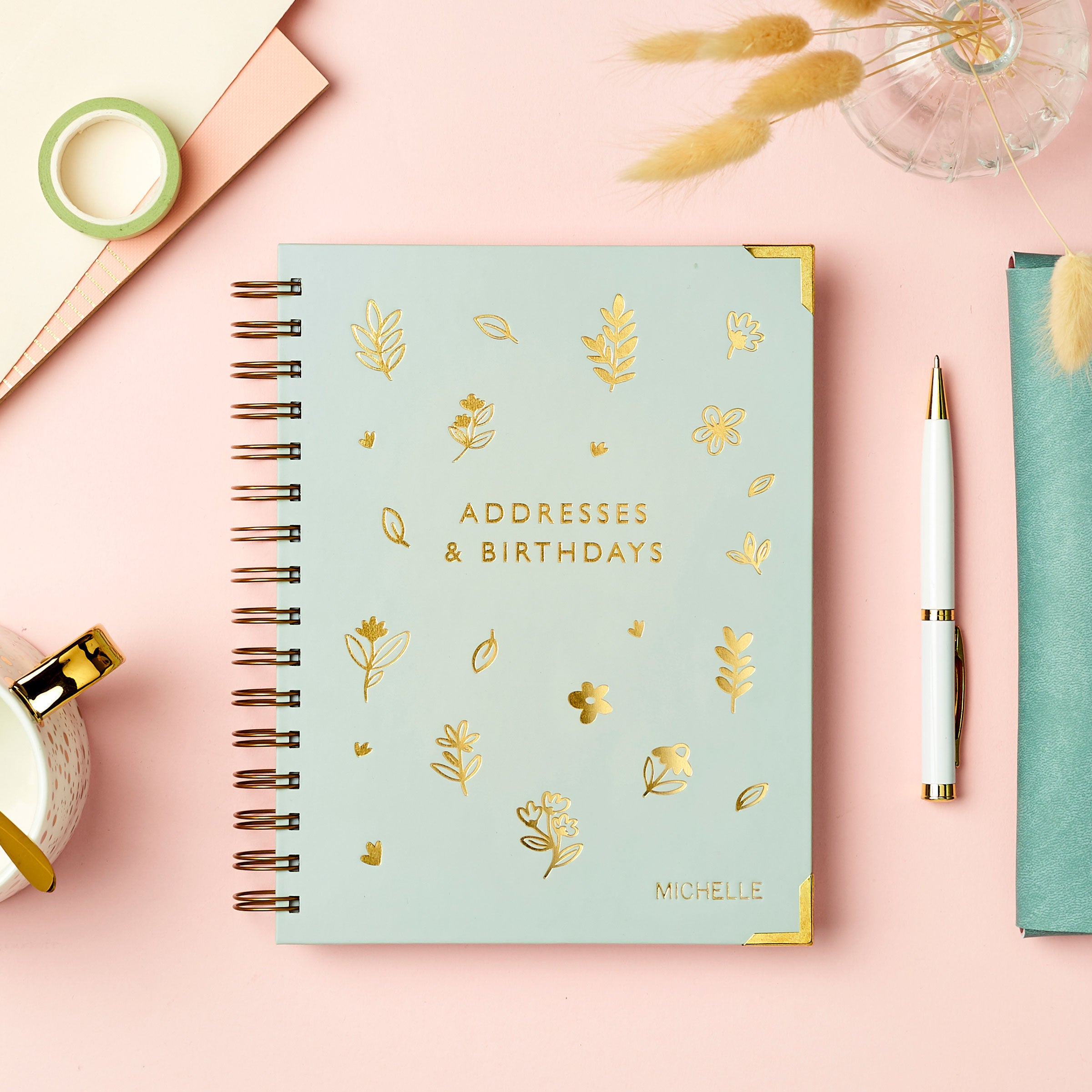 Personalised Address and Birthday Book