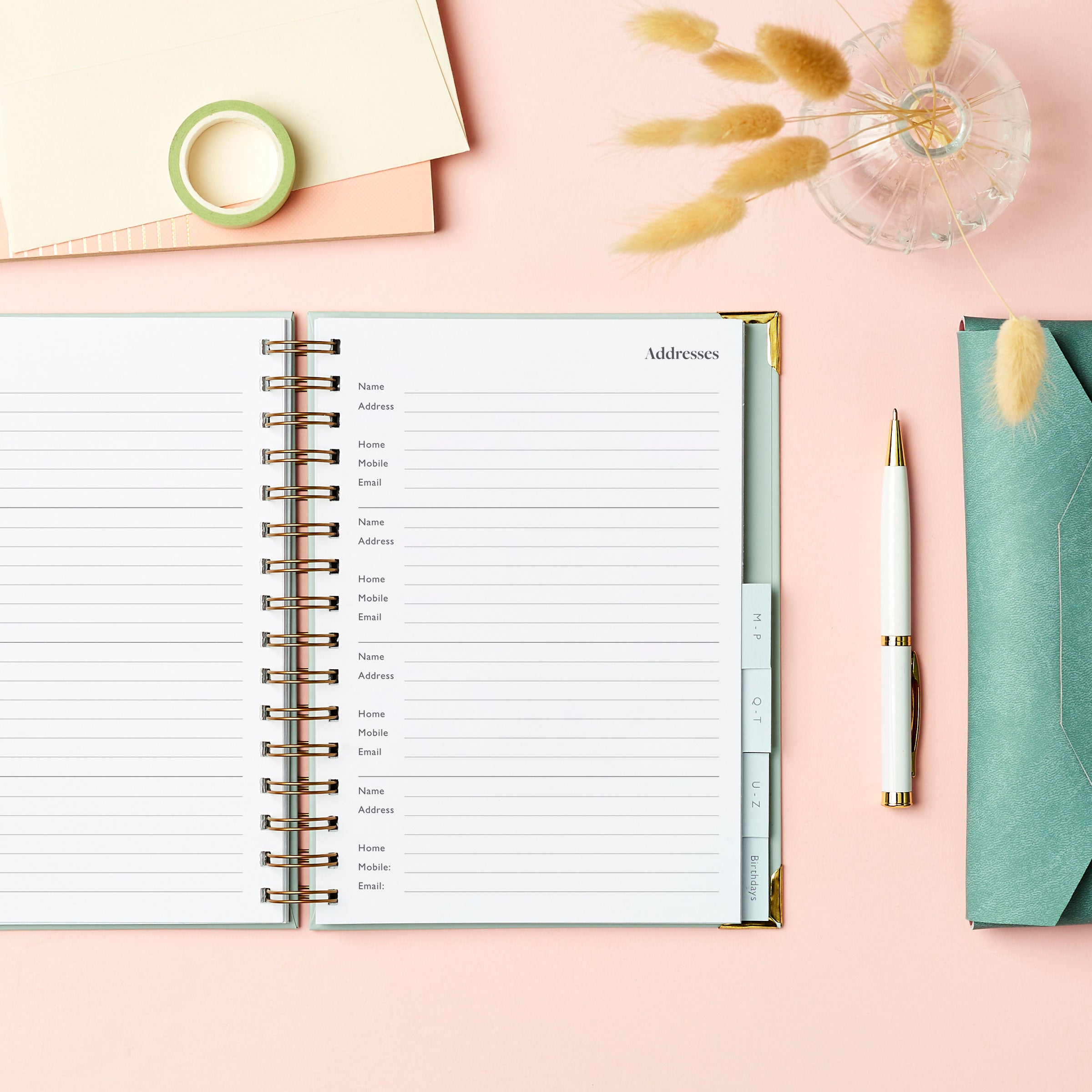 Personalised Address and Birthday Book