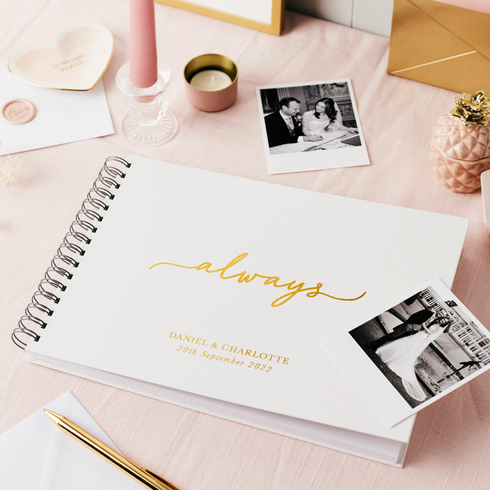 Personalised Always Wedding Photo Album