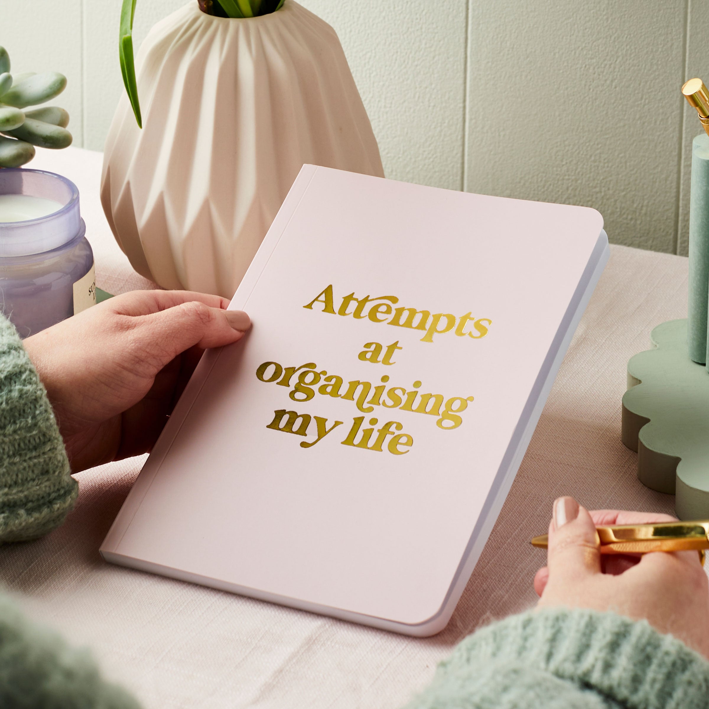 Martha Brook Personalised Any Text Customised Notebook