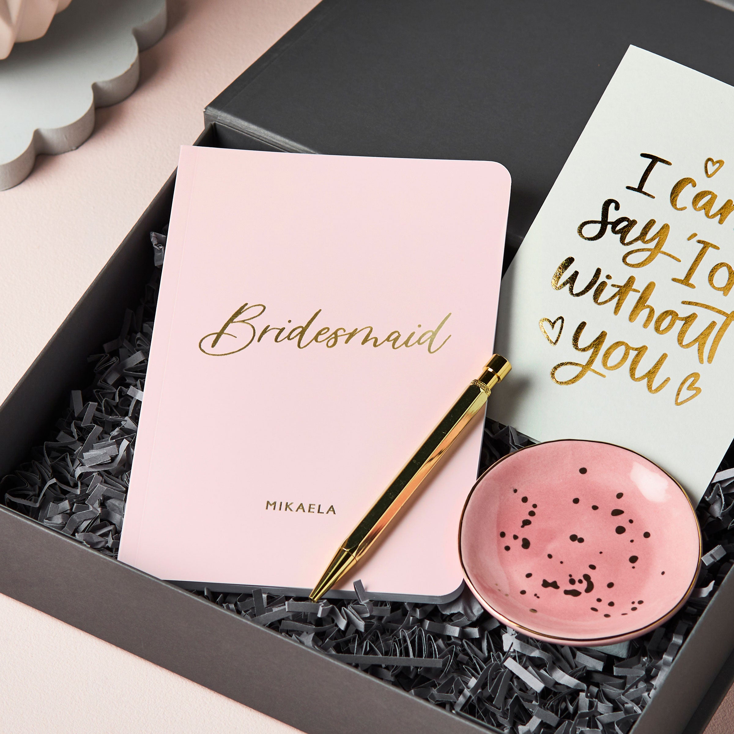 Martha Brook Personalised Bridesmaid Notebook