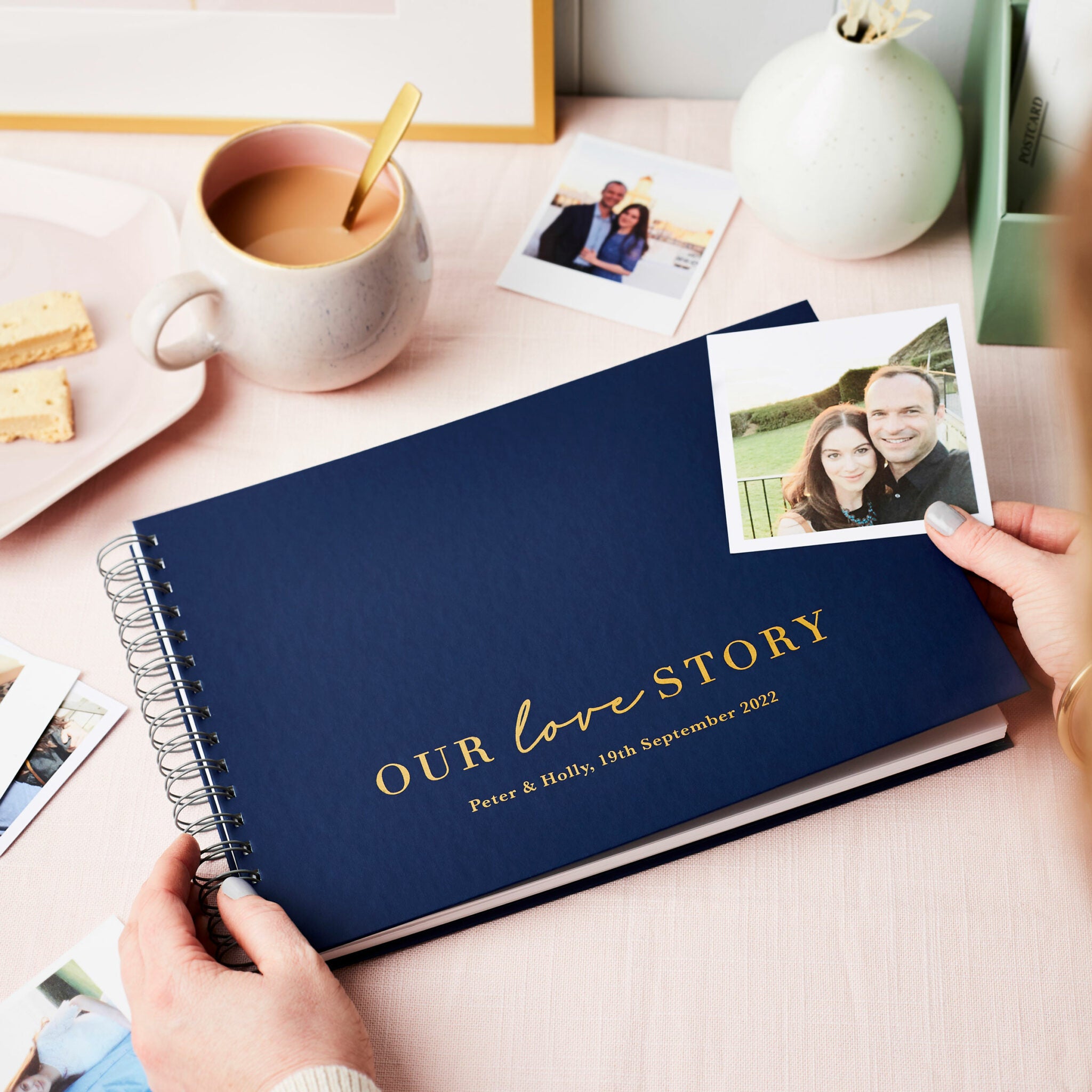 Personalised Couple's Story Photo Album