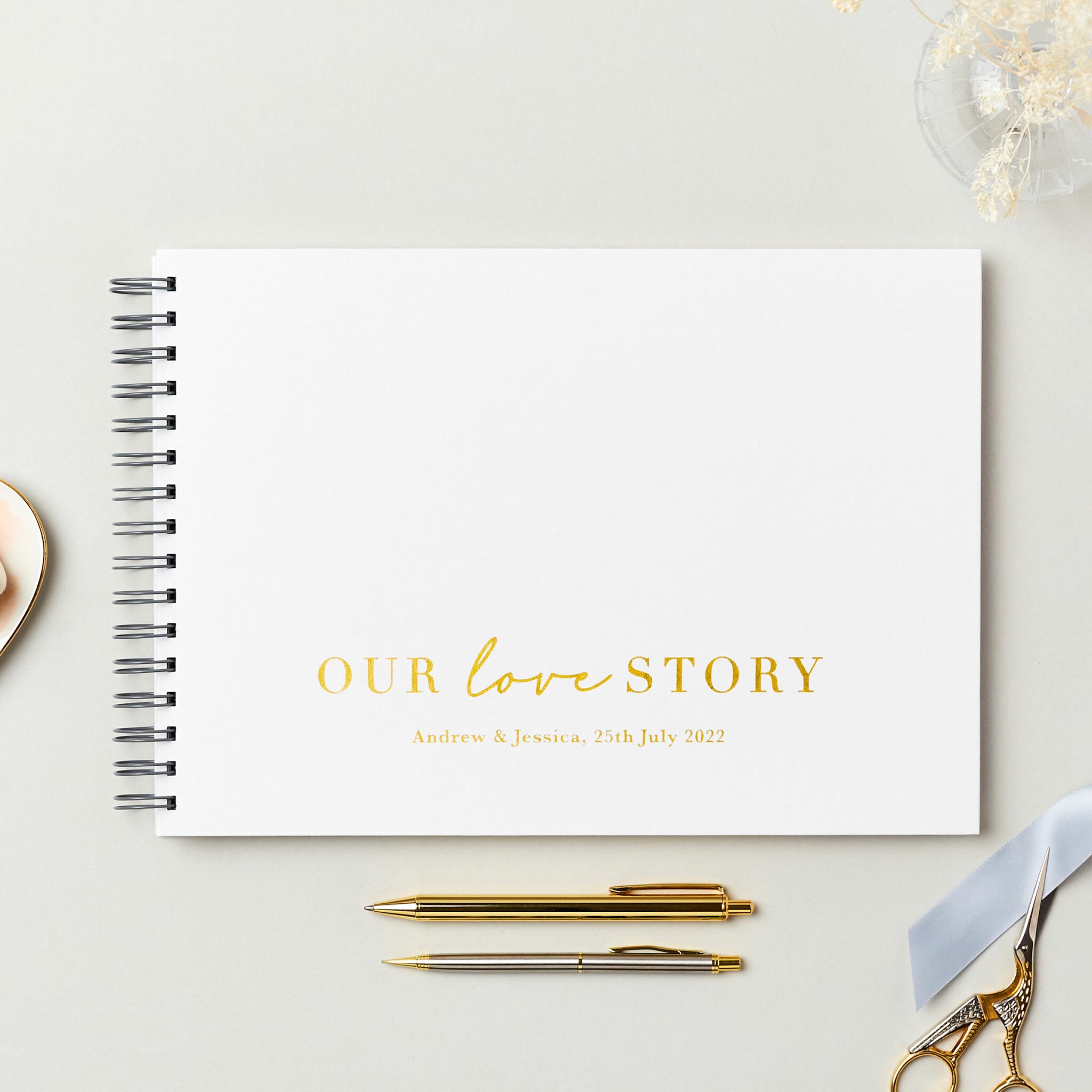 Personalised Couple's Story Photo Album