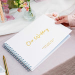 Martha Brook Personalised Our Wedding Guest Book