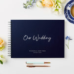 Martha Brook Personalised Our Wedding Guest Book