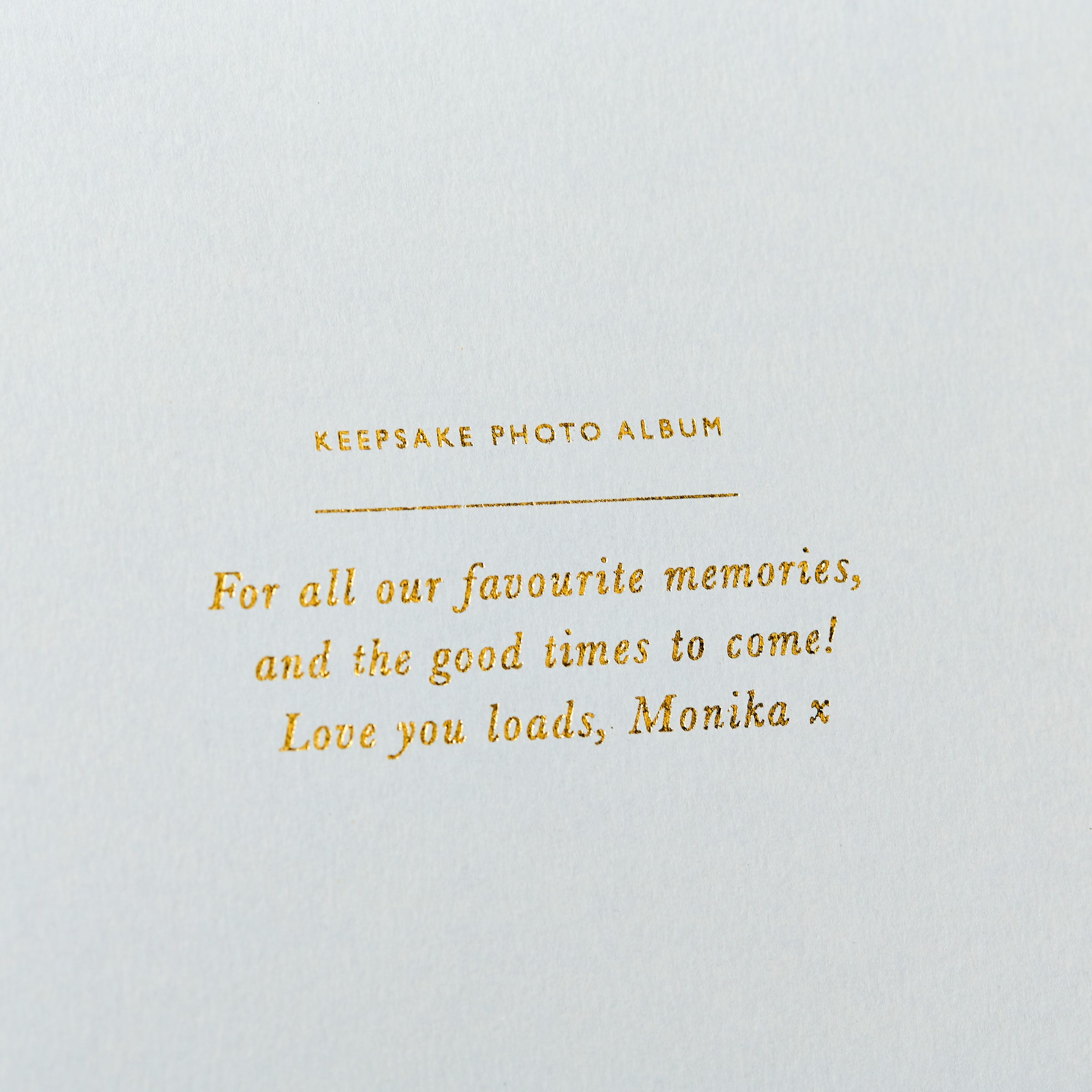 Personalised Remember When Luxury Photo Album
