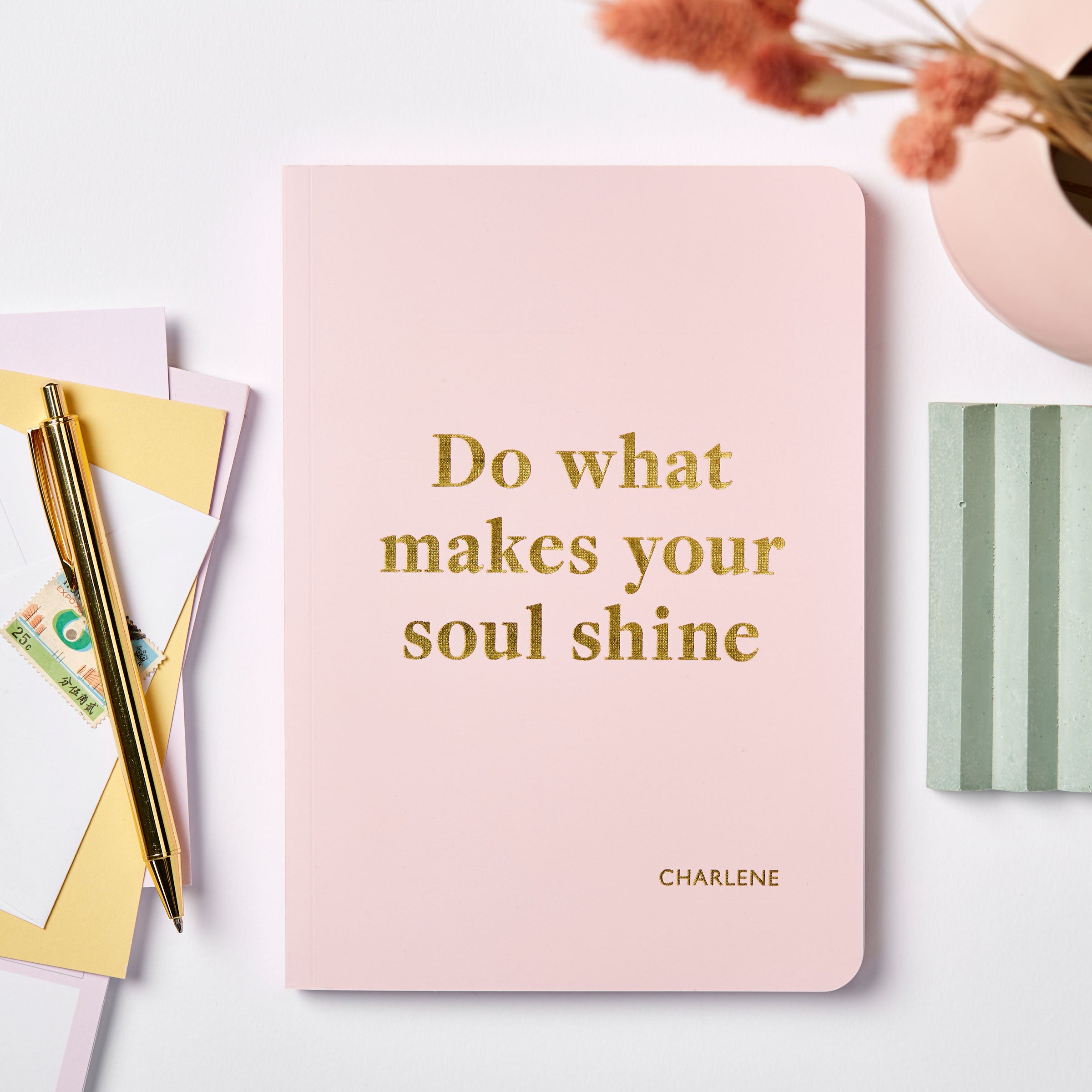 Personalised Self-Kindness Softback Notebook