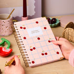 Martha Brook Personalised Stationery Personalised Hardback Cherry Notebook