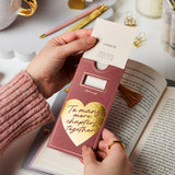 Personalised Couple's Hidden Messages Bookmark