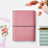 Martha Brook Personalised Vegan Leather Embossed Notebook
