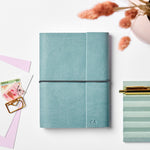 Martha Brook Personalised Vegan Leather Embossed Notebook