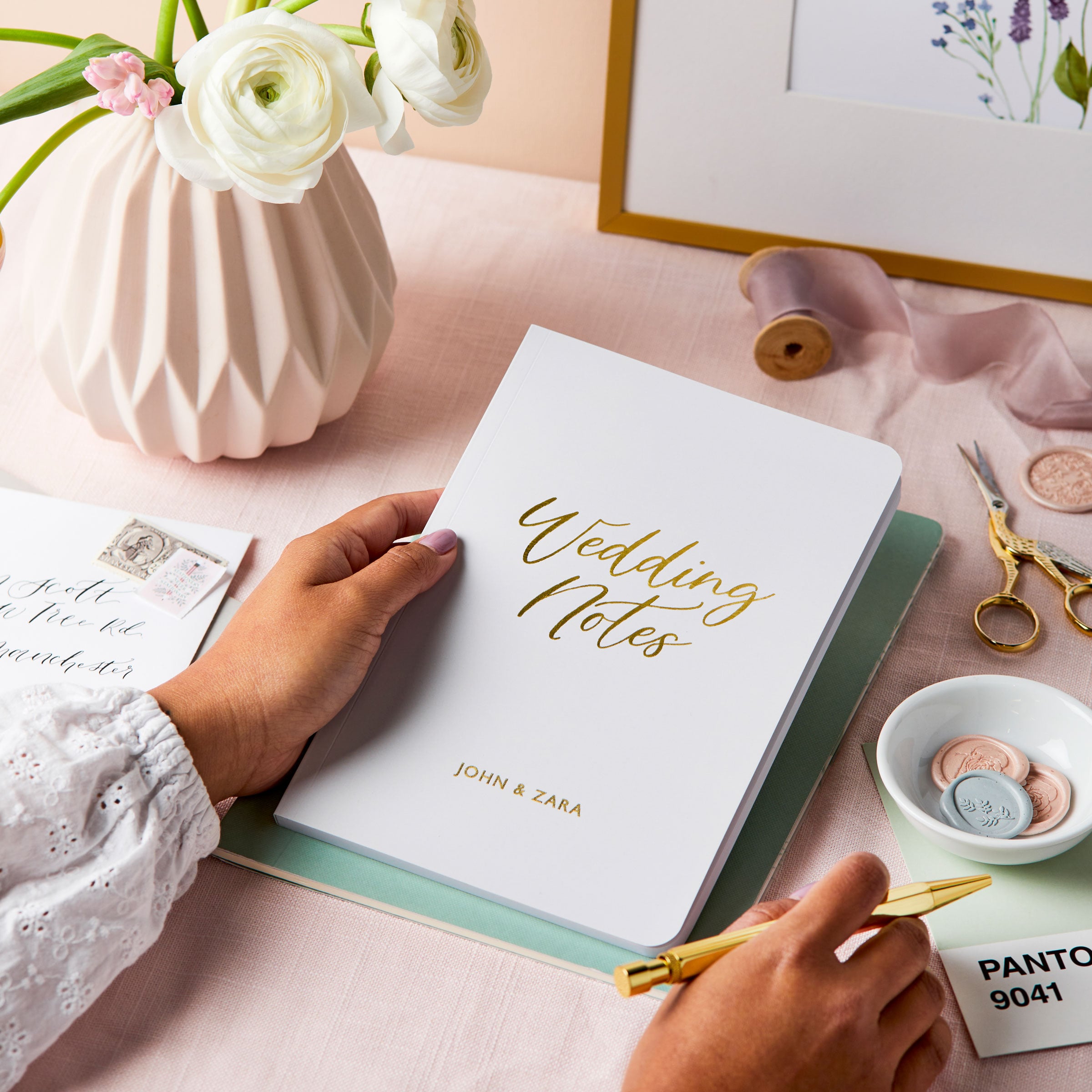Martha Brook Personalised Wedding Notebook