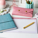 Martha Brook Social Media Planner Desk Pad