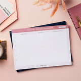 Martha Brook Social Media Planner Desk Pad