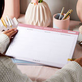 Martha Brook Social Media Planner Desk Pad