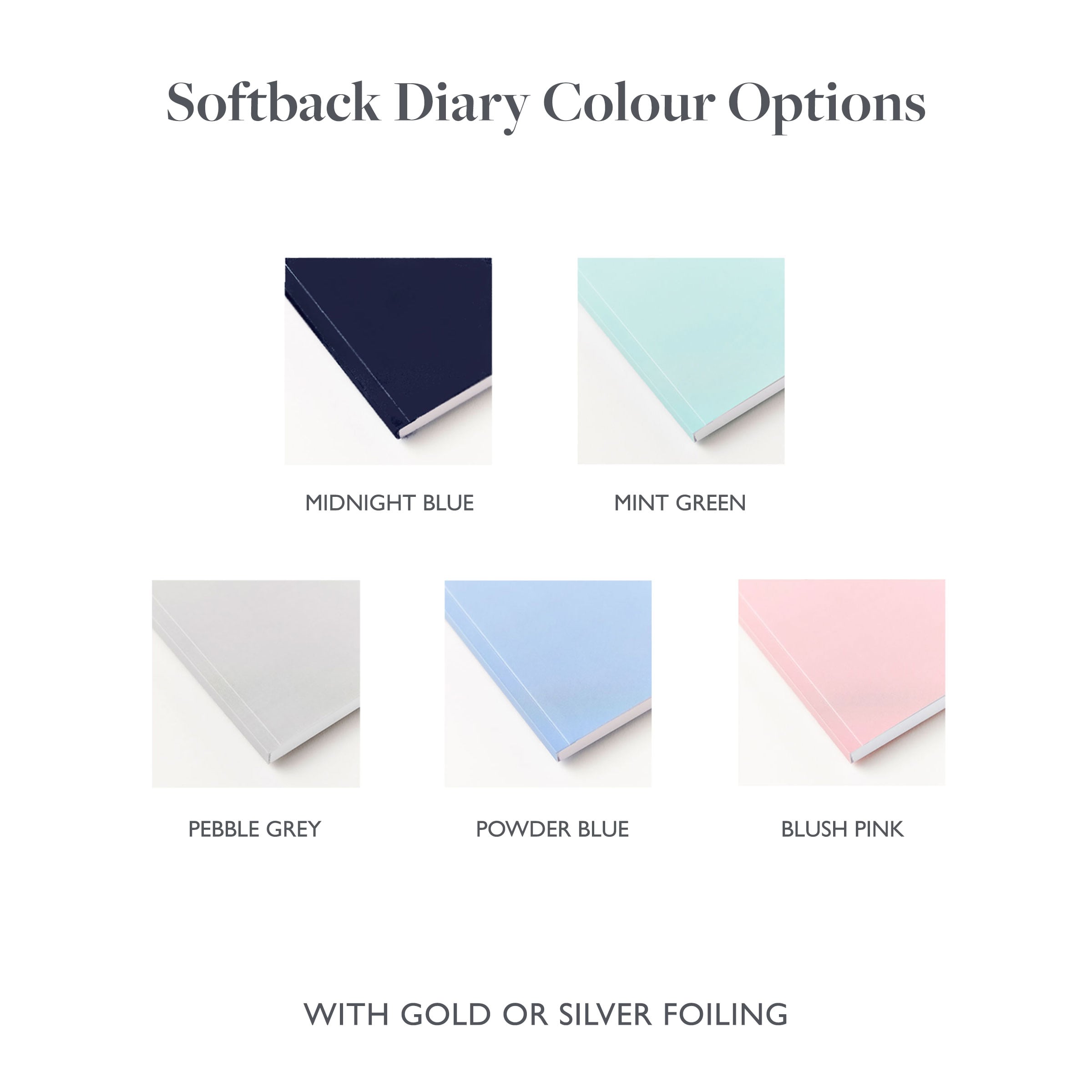martha brook softback diary colour 2025 diaries