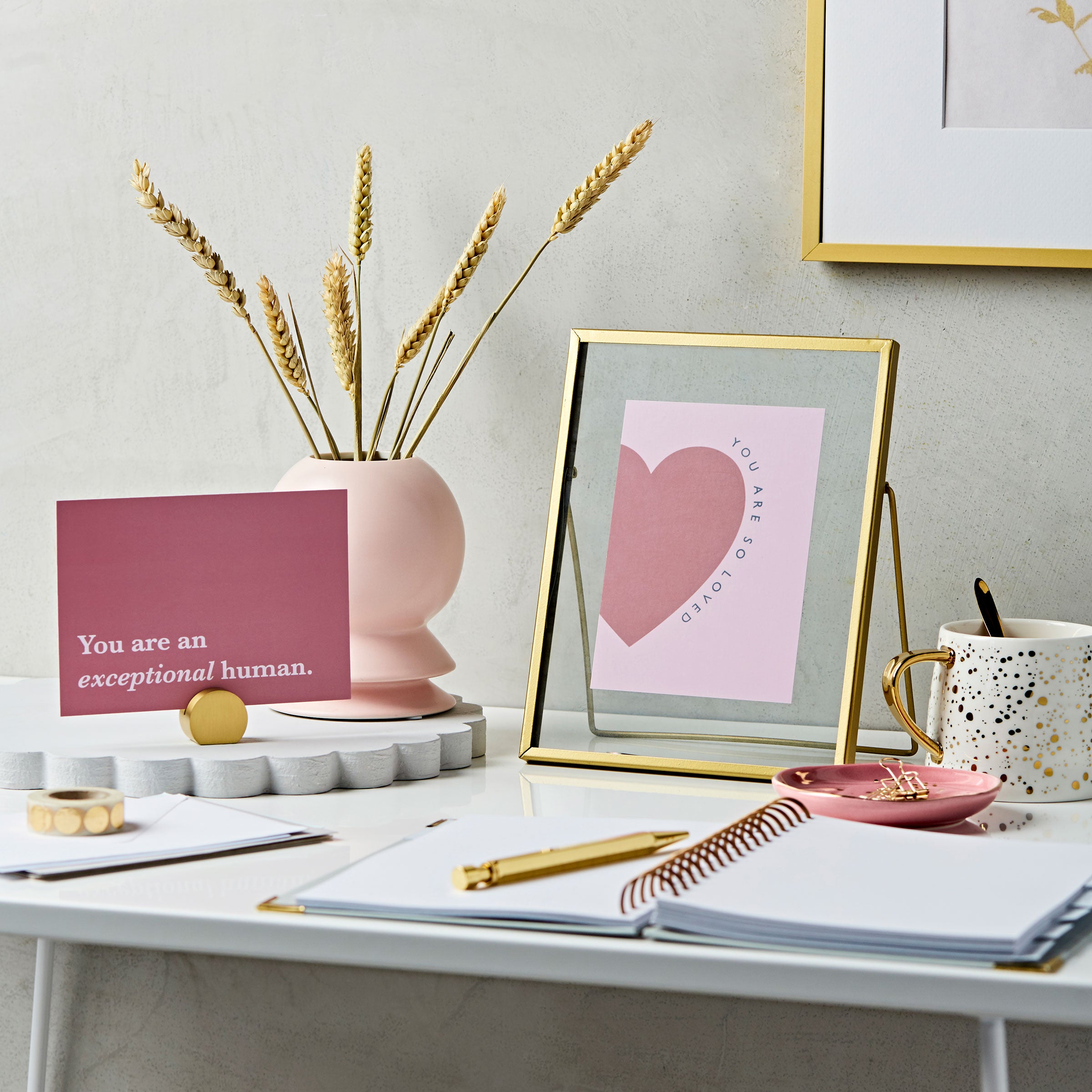 Solid Brass Round Photo Holder