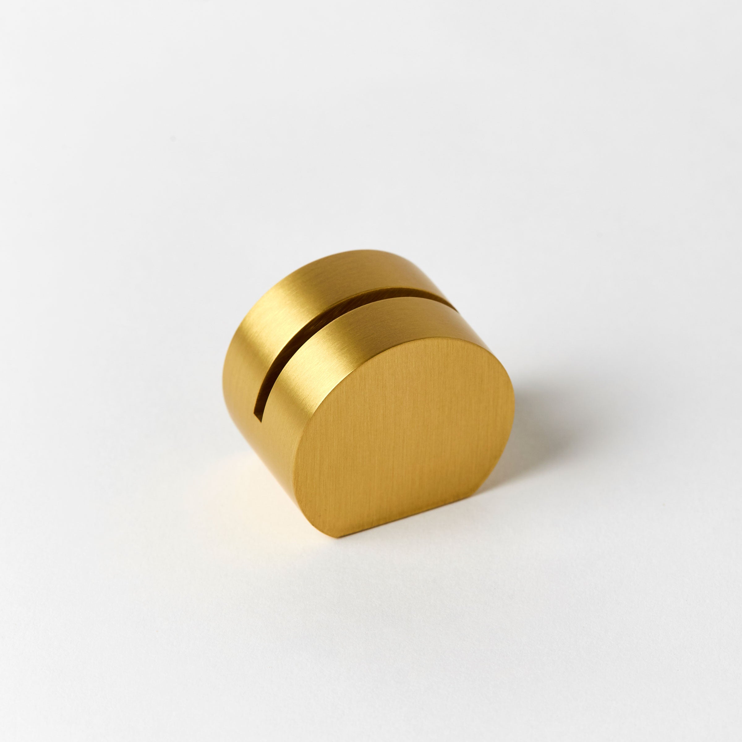 Solid Brass Round Photo Holder
