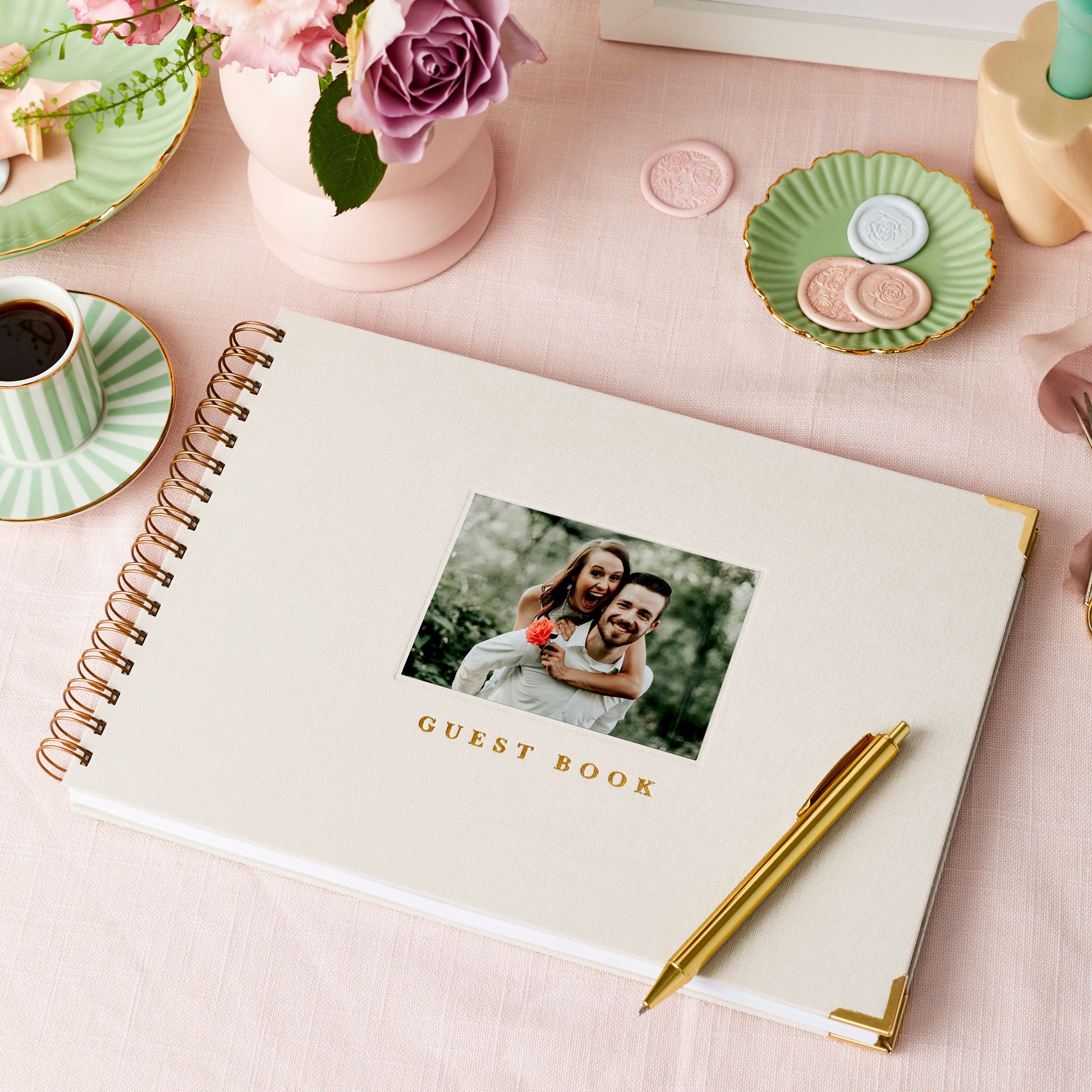 Martha brook personalised stationery wedding stationery personalised photo wedding guest book