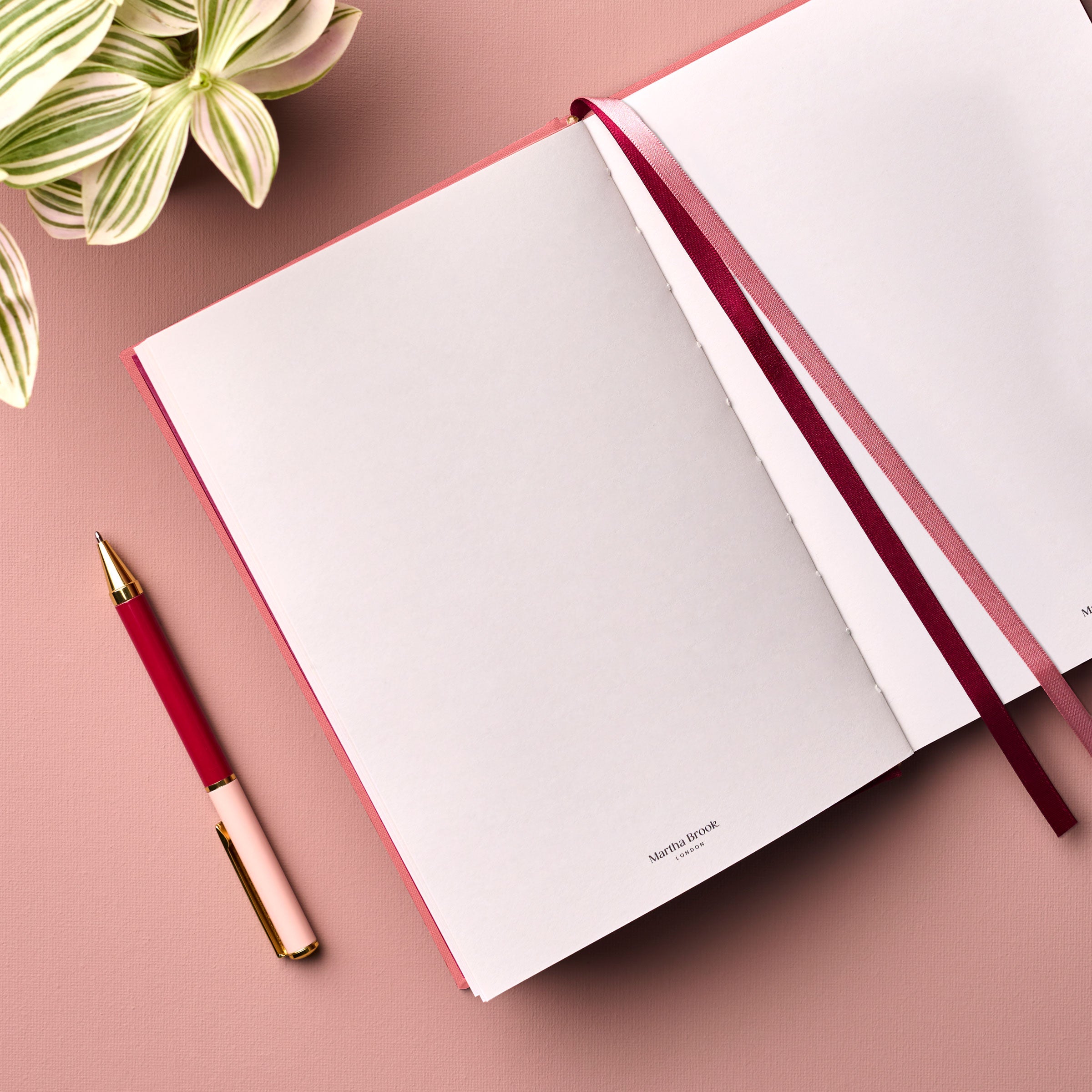 Personalised Signature Blush Dual Notebook