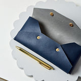 Personalised Vegan Leather Embossed Pencil Case