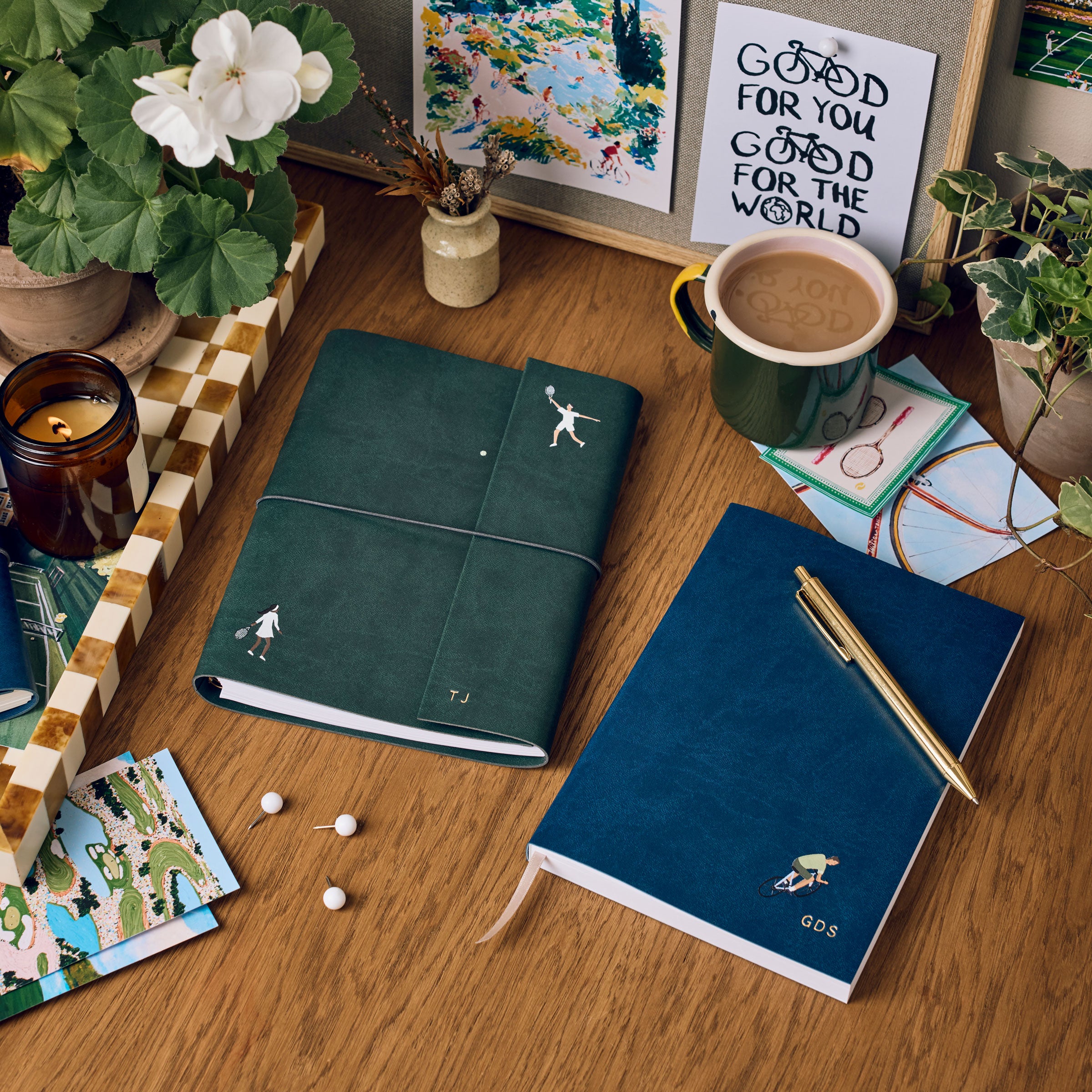 Personalised Joy of Tennis Gift Notebook