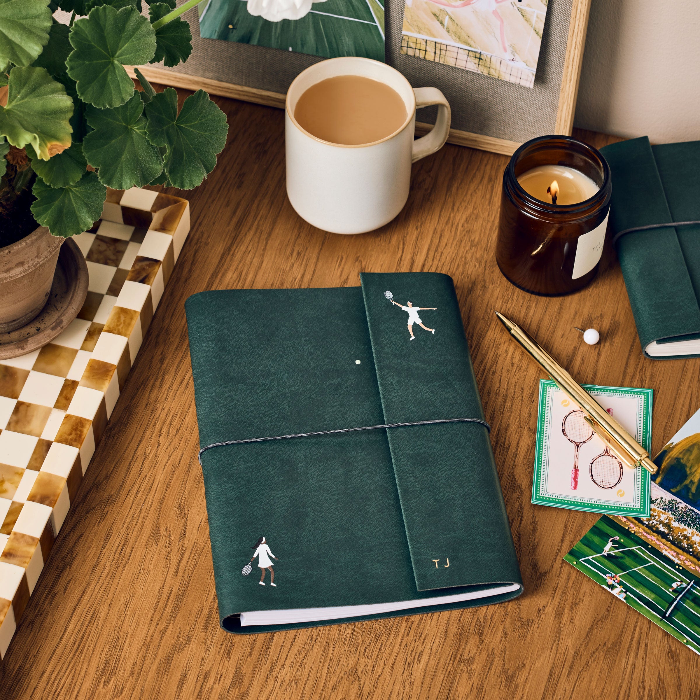 Personalised Joy of Tennis Gift Notebook