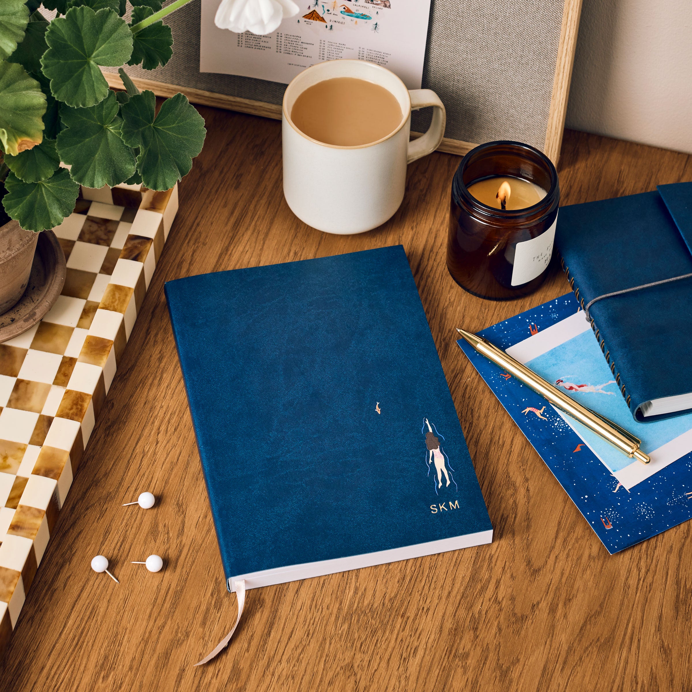 Personalised Joy of Wild Swimming Notebook