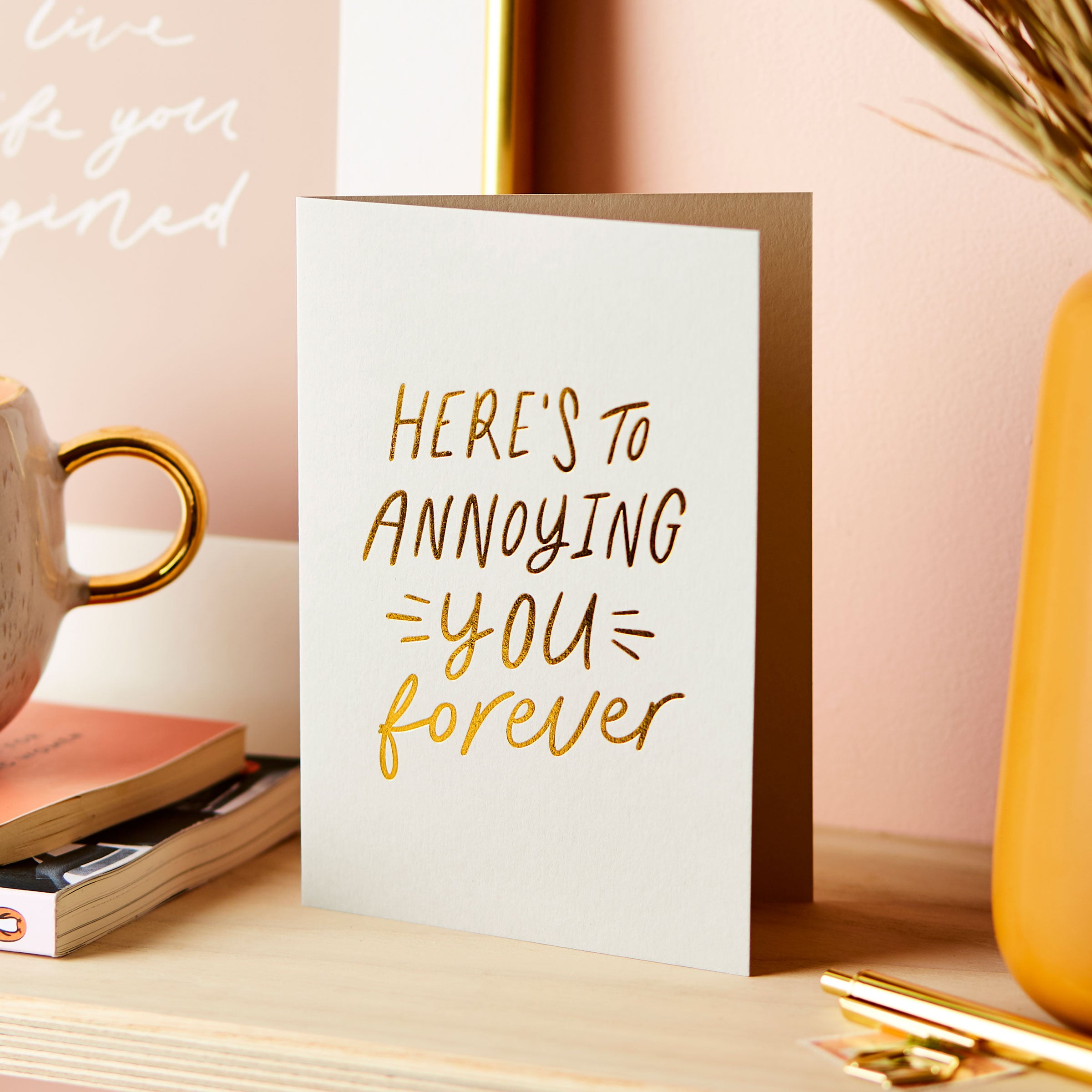 Foil Embossed Relatable Valentine's Card