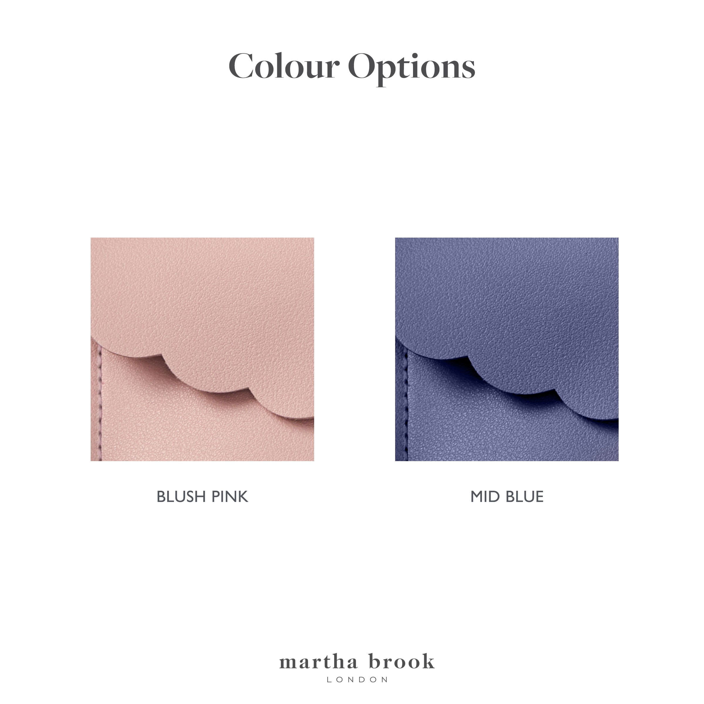 martha brook personalised stationery 12 days of christmas collection vegan leather colour options
