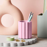 Pastel Scalloped Pen Pot