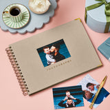 martha brook personalised stationery father's day gifts personalised linen photo album