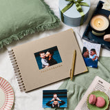 martha brook personalised stationery father's day gifts personalised linen photo album