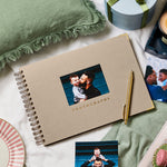 martha brook personalised stationery father's day gifts personalised linen photo album