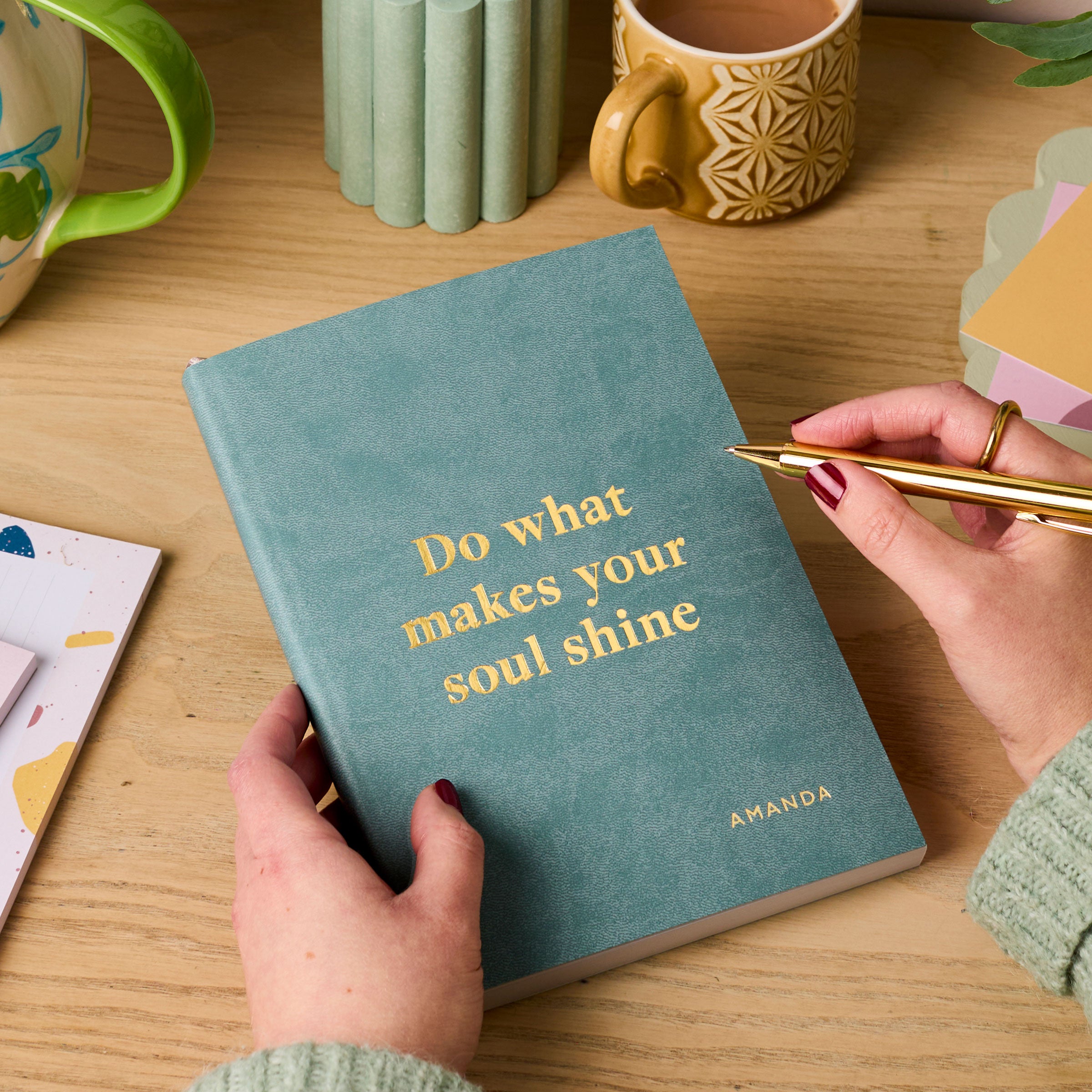 martha brook personalised stationery self-care stationery gift set