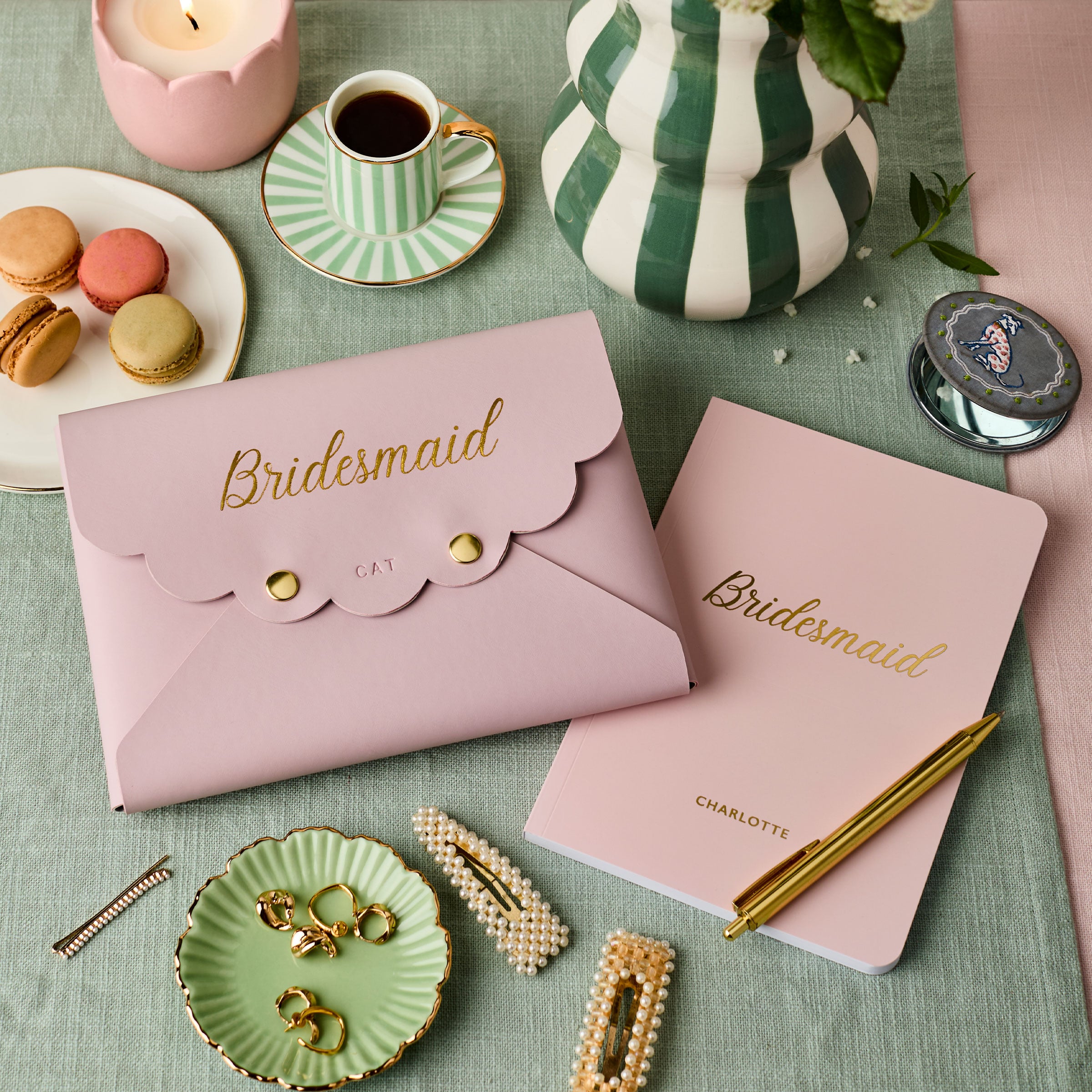 martha brook personalised stationery personalised bridesmaid gift set