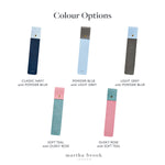 martha brook personalised stationery personalised couples vegan leather bookmark set stationery gift wedding gift