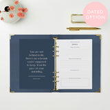 martha brook personalised stationery personalised create your future life planner inside pages 2026 quote page and end of month reflections