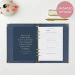 martha brook personalised stationery personalised create your future life planner undated pages 2026 quote page and monthly reflection